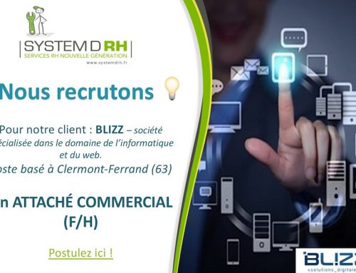 Opportunité #CDI Puy de Dôme – Attaché Commercial B To B F/H
